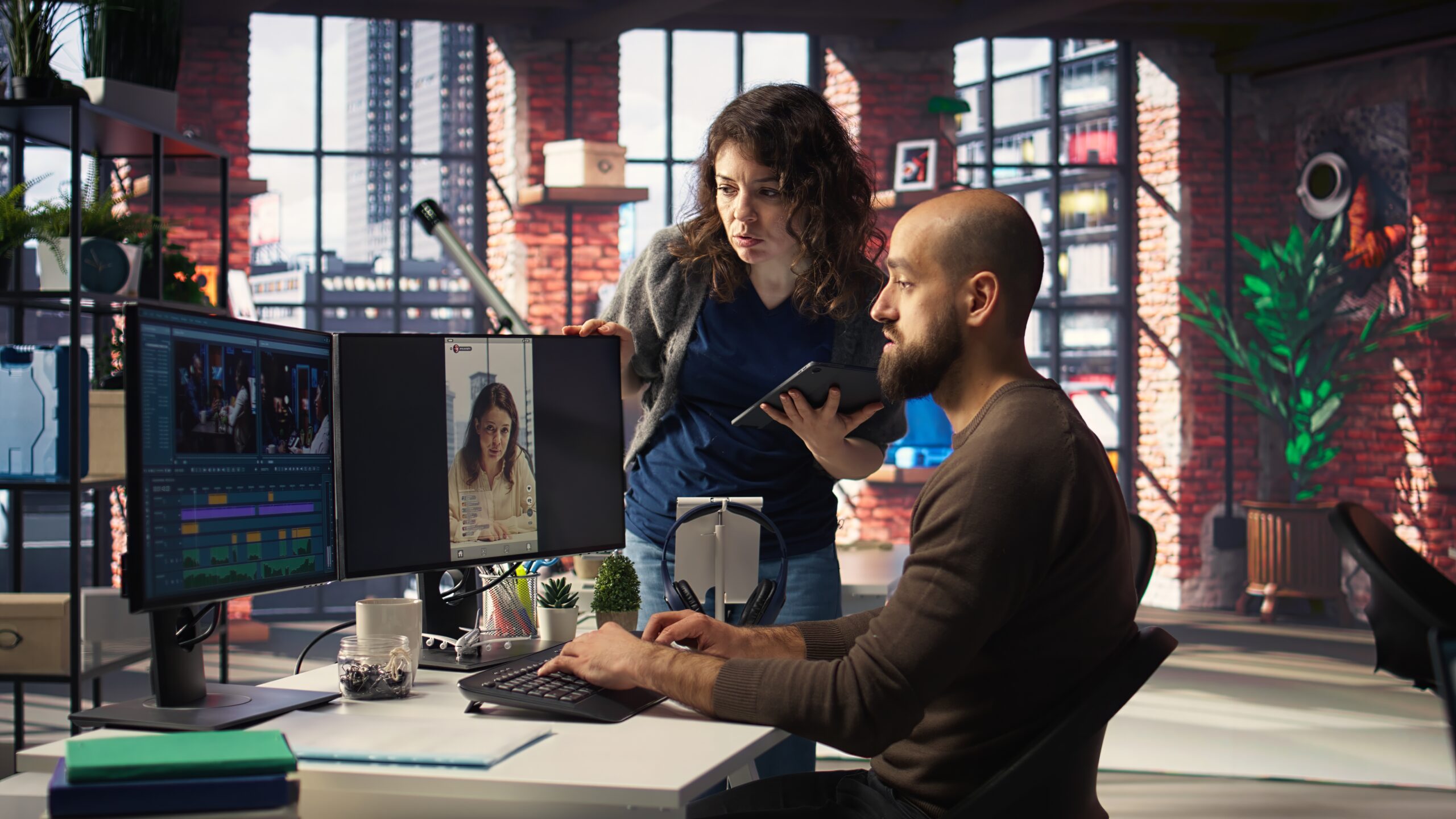 Film project management software dashboard used by filmmakers